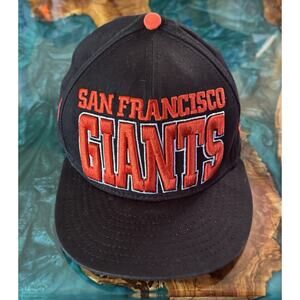 New Era 9Fifty San Francisco SF Giants MLB Snapback Cap Hat black orange